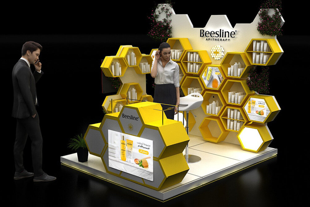 ant display cosmetic display kiosk