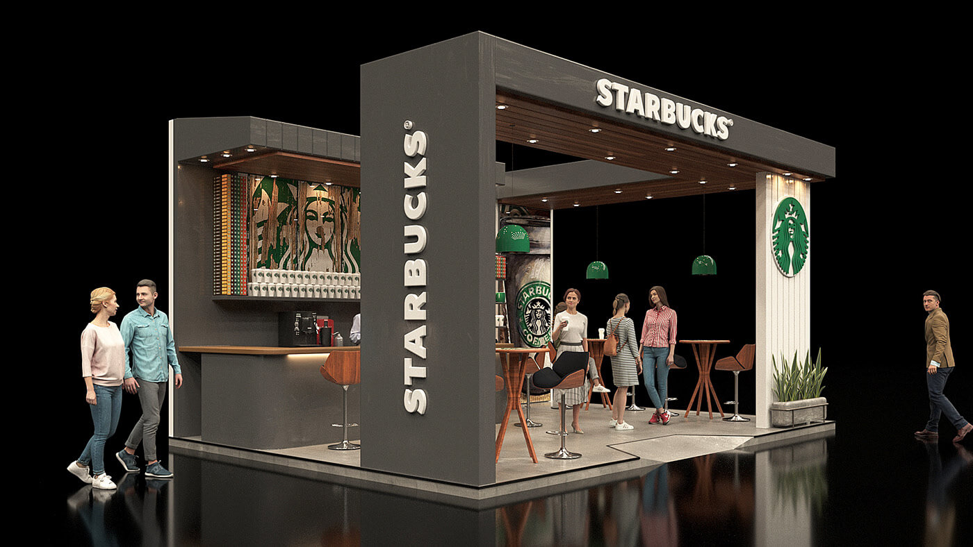 outdoor coffee booth 