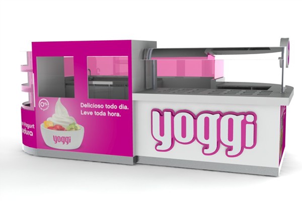 Frozen Yogurt Kiosk
