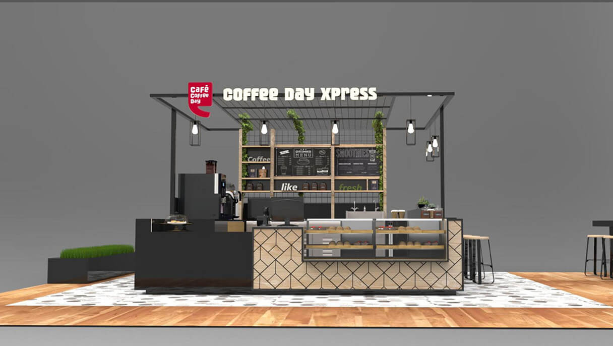 espresso kiosk design