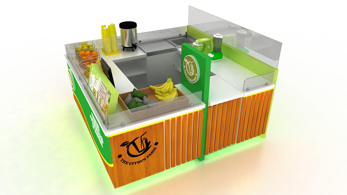 juice booth for sale 