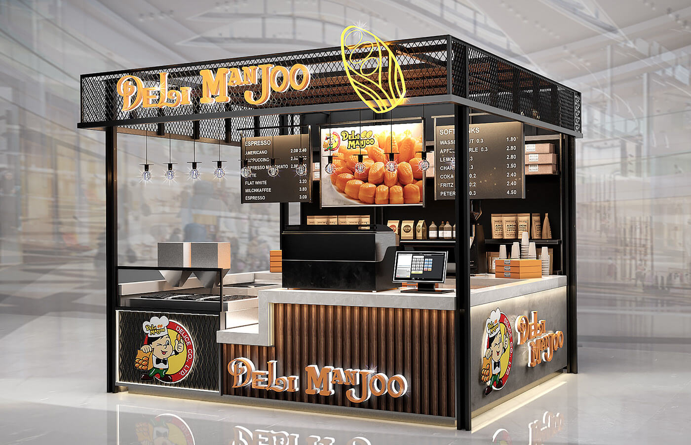fast food booth 
