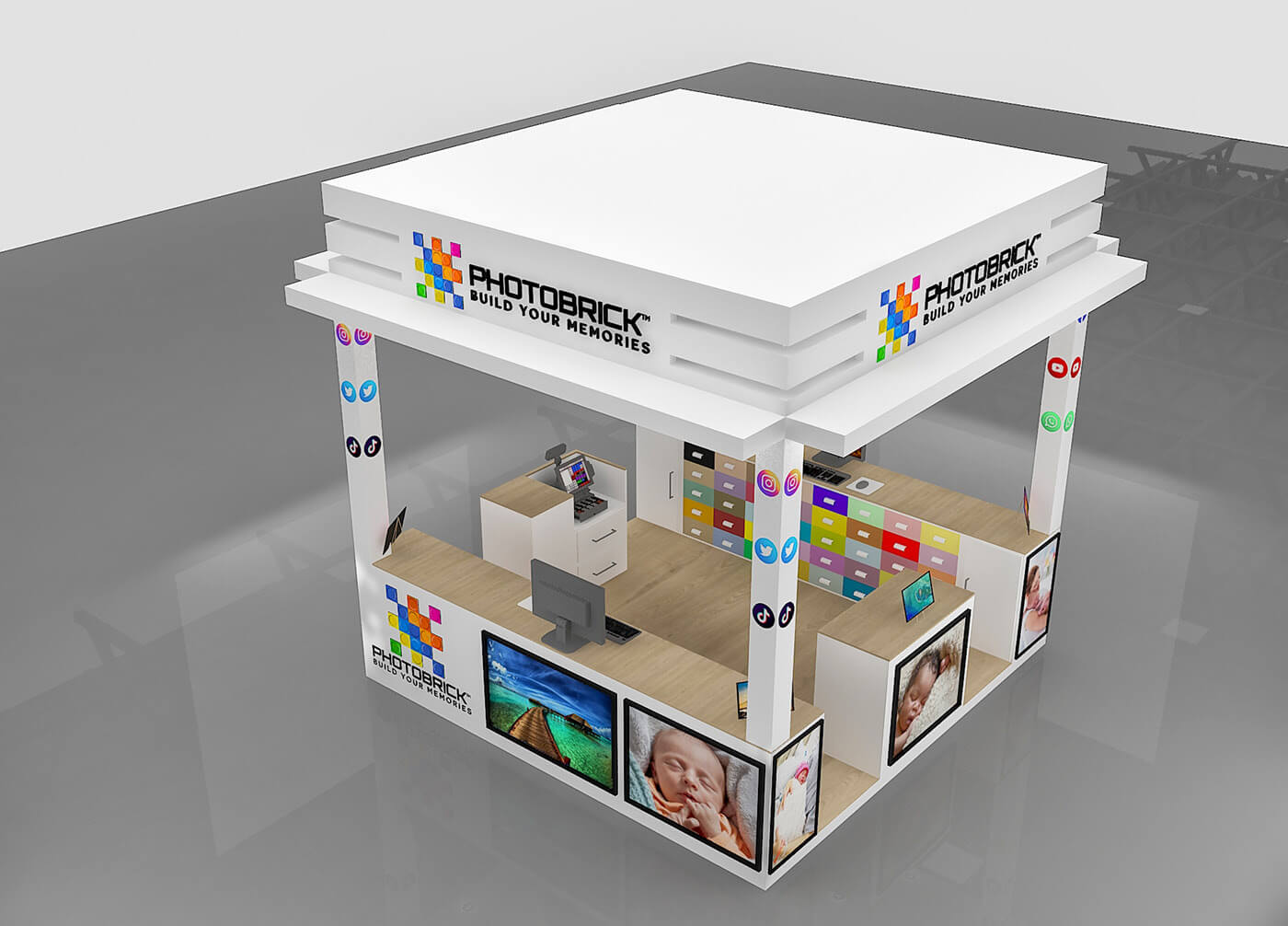 custom photo kiosk 