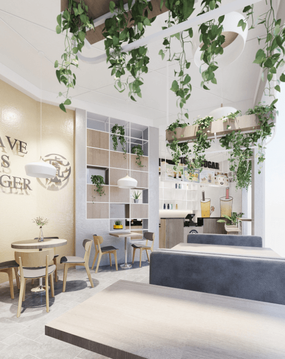 bubble tea store design