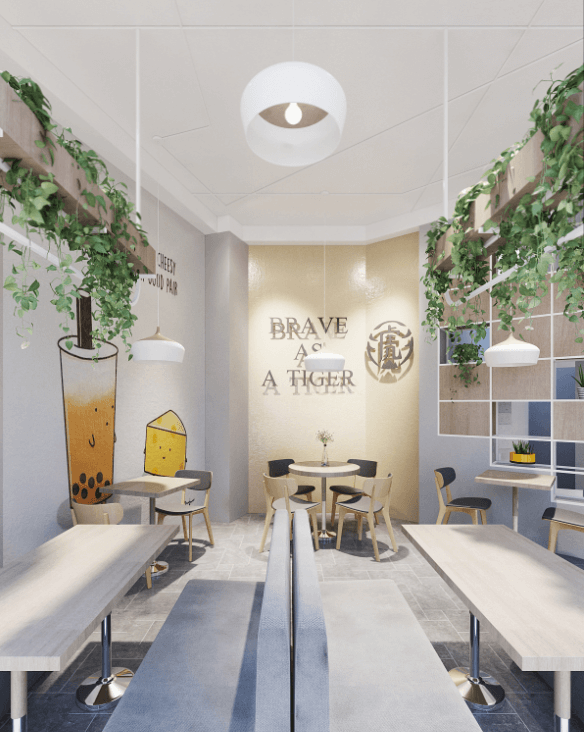 bubble tea shop design