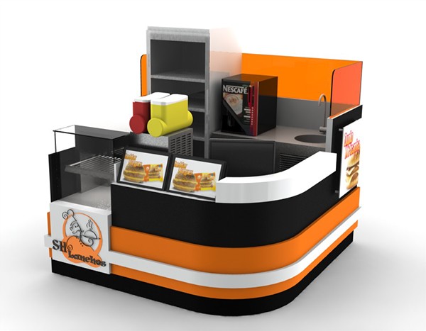 food retail counter
