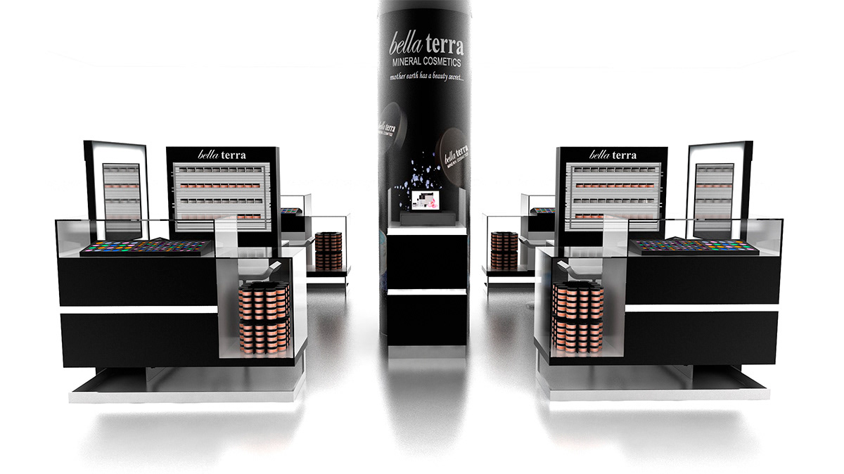 salon retail counter