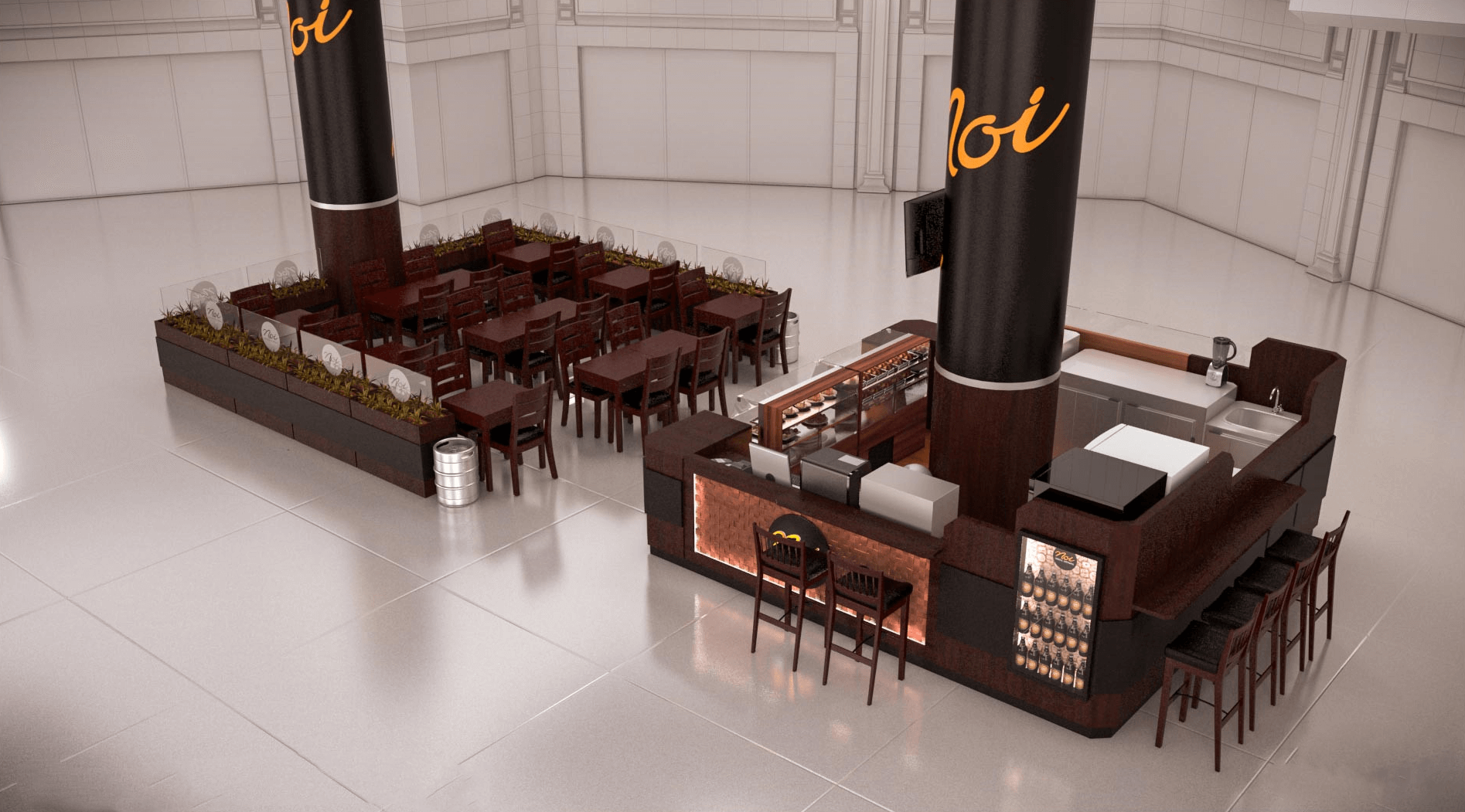 coffee kiosk