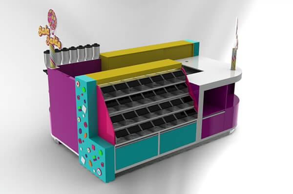 candy display shelves 
