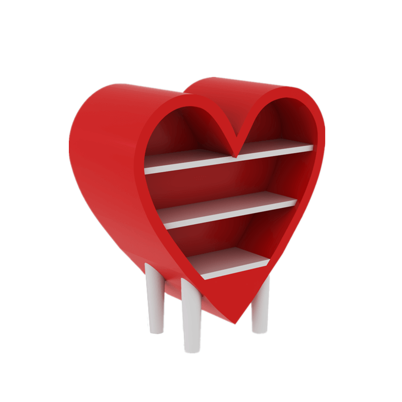 heart shape stand