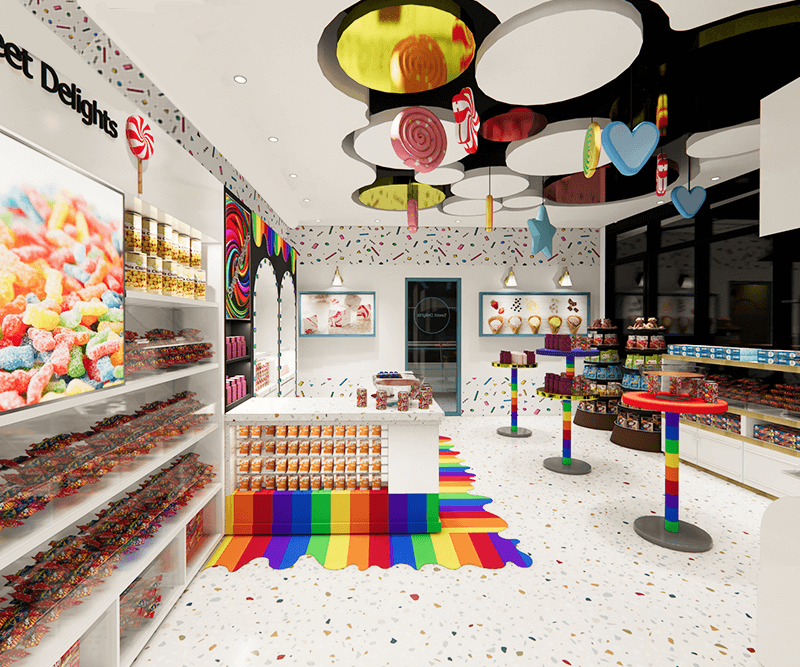 candy display cabinet