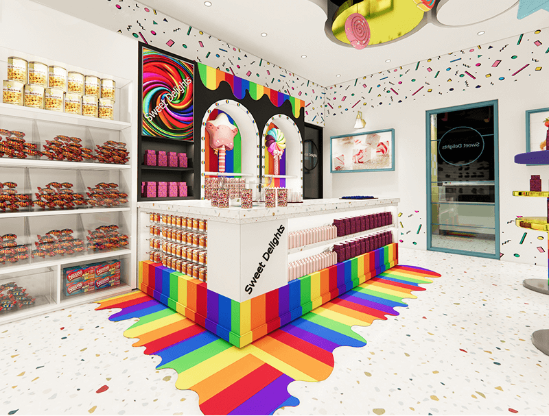 candy store design