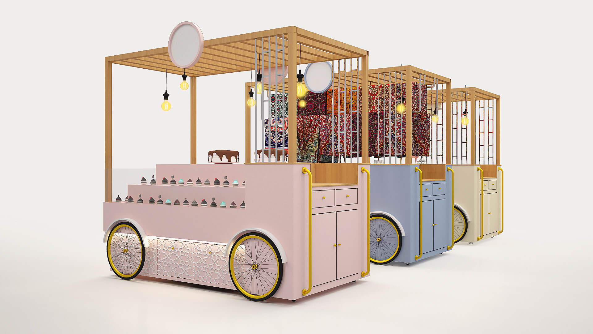 mall retail cart 