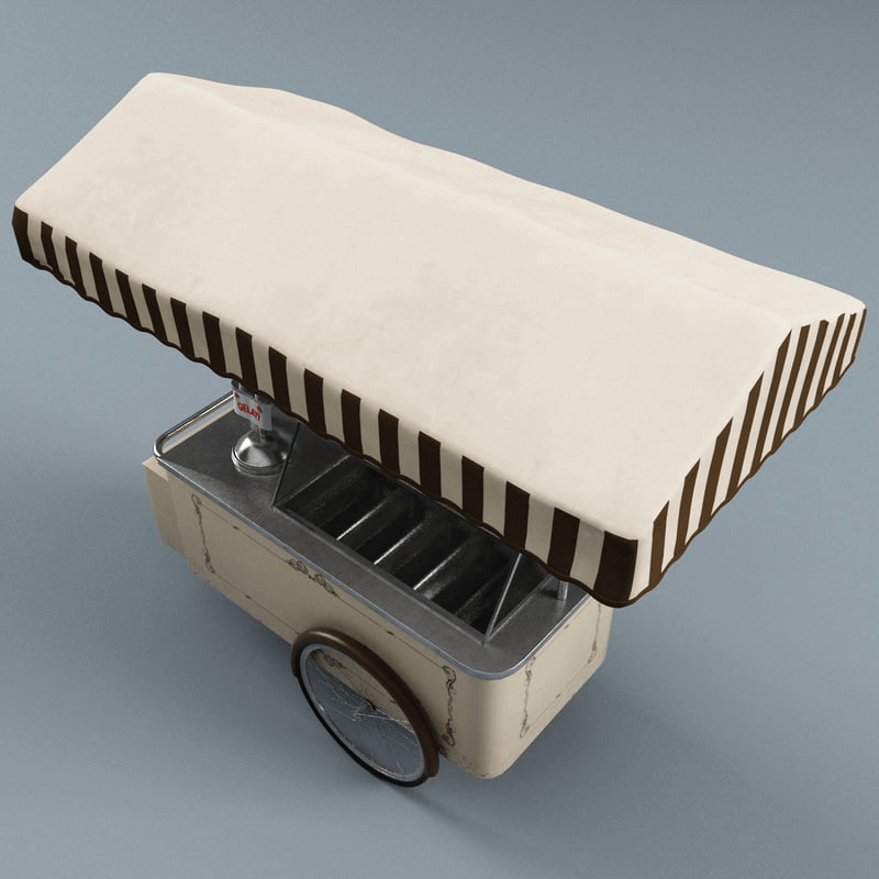Ice cream stand'