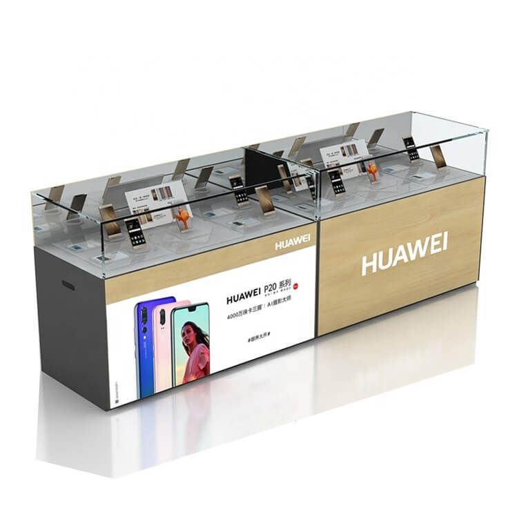 glass display counter