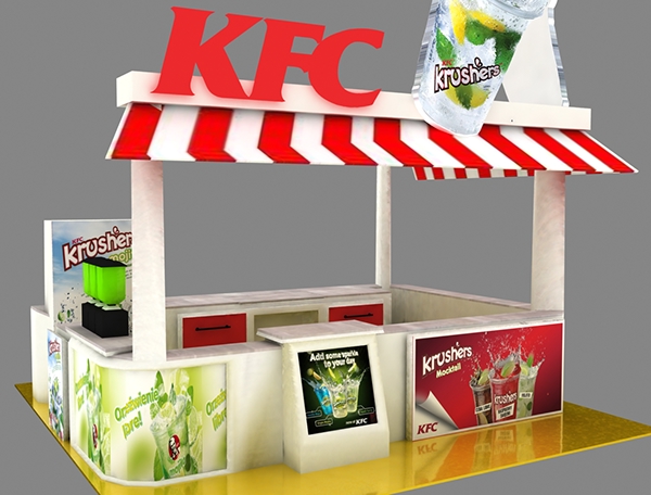Juice Display Stand
