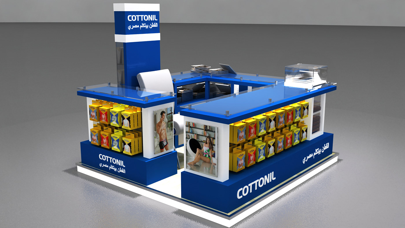 underwear display kiosk