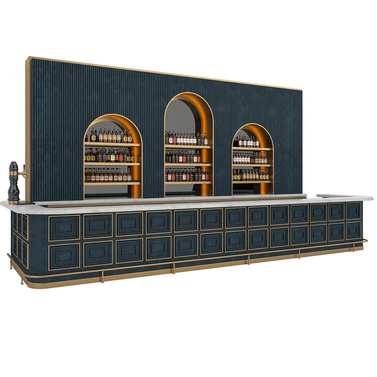 wooden bar counter design 