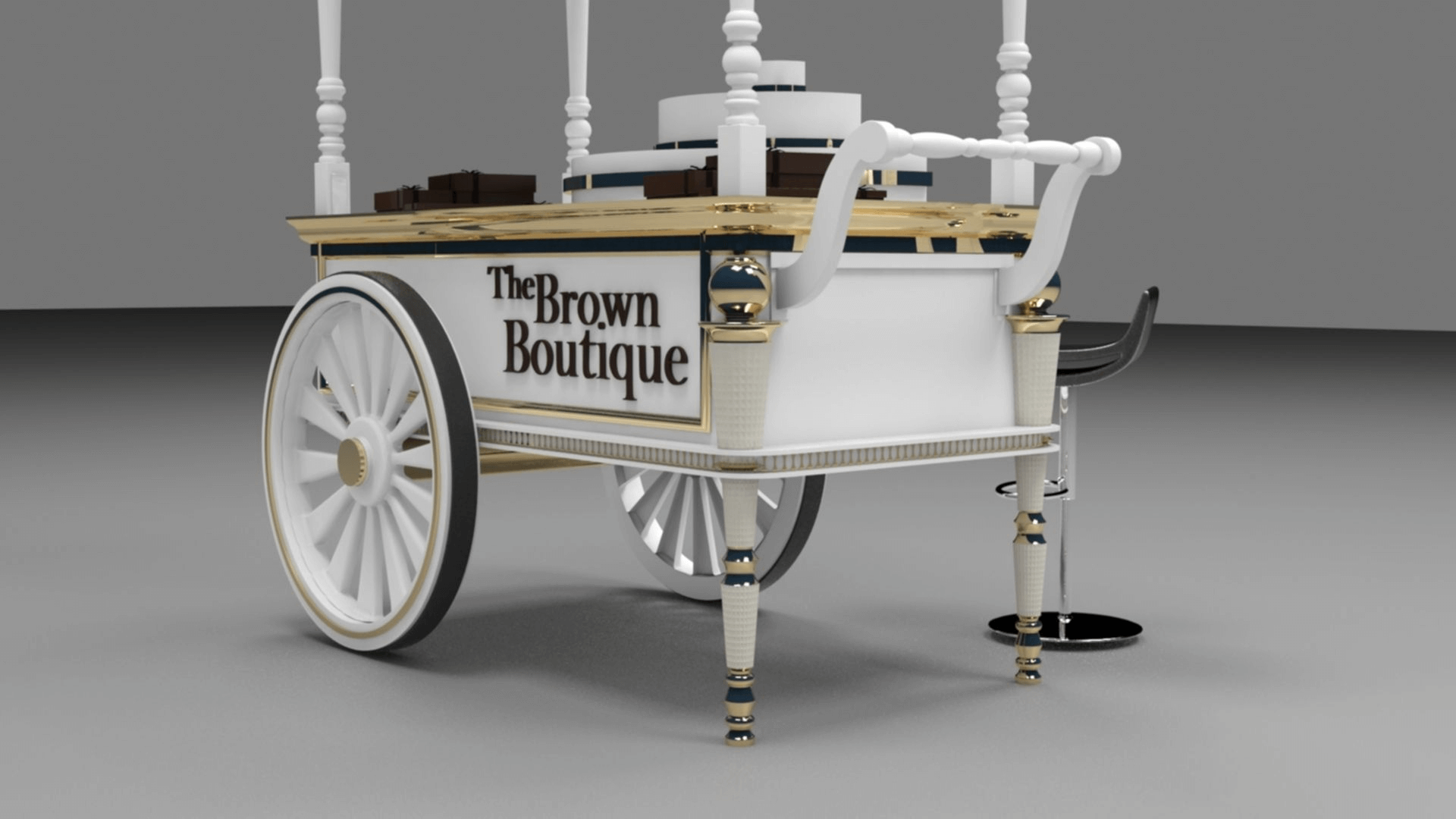 chocolate stand