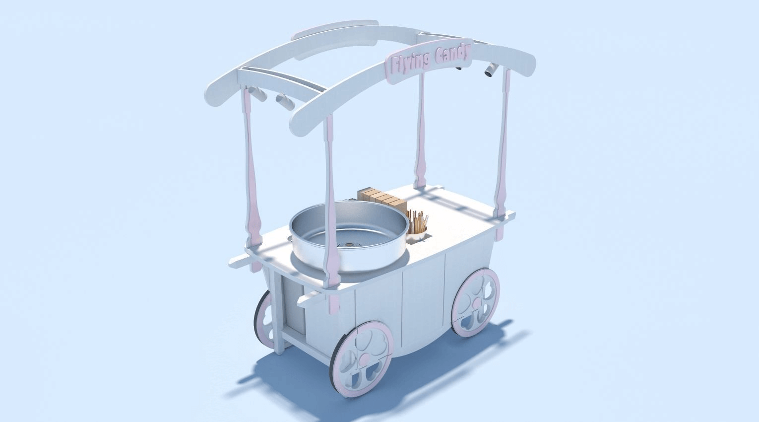cotton candy cart