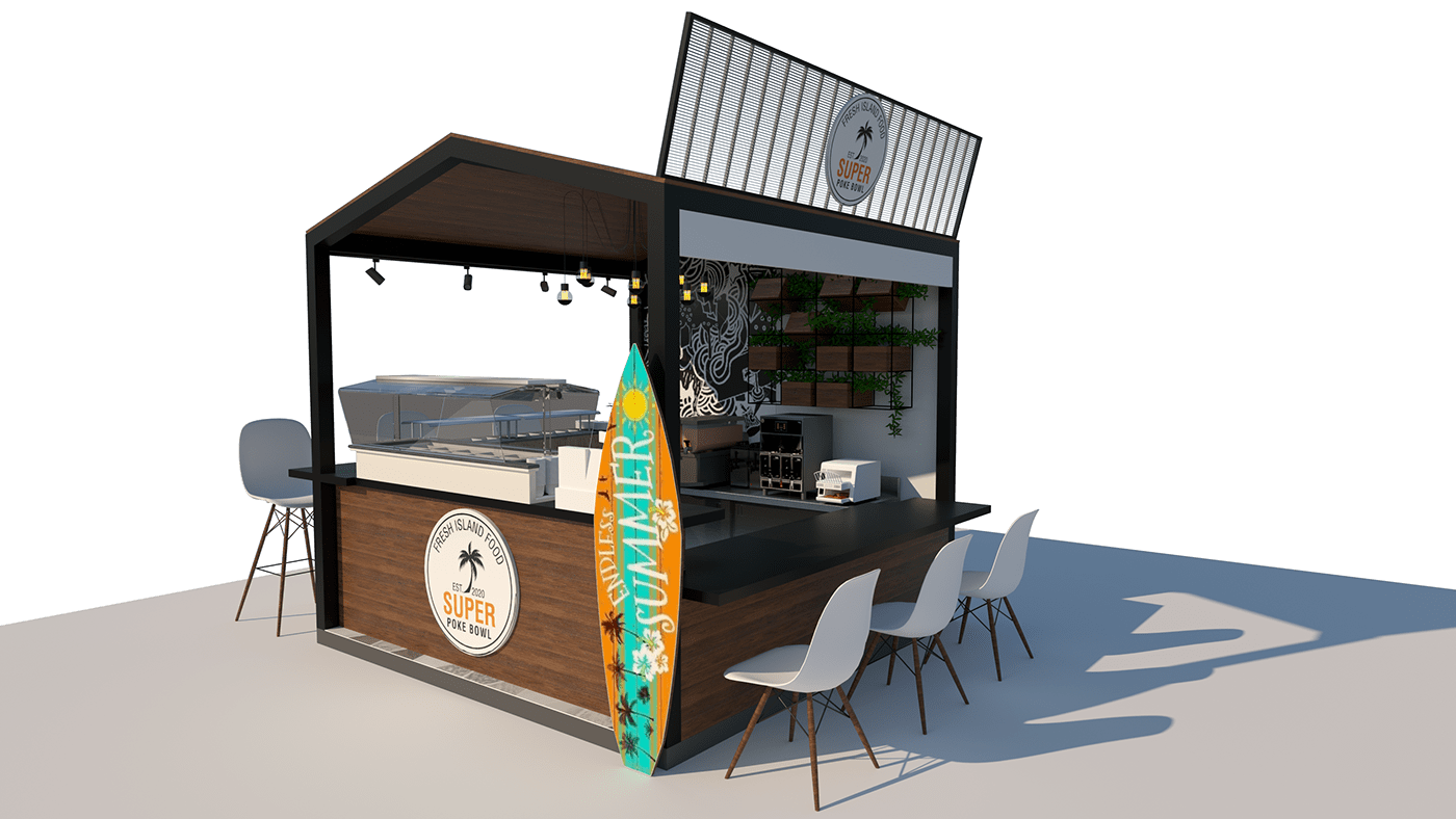  Outdoor Coffee Kiosk