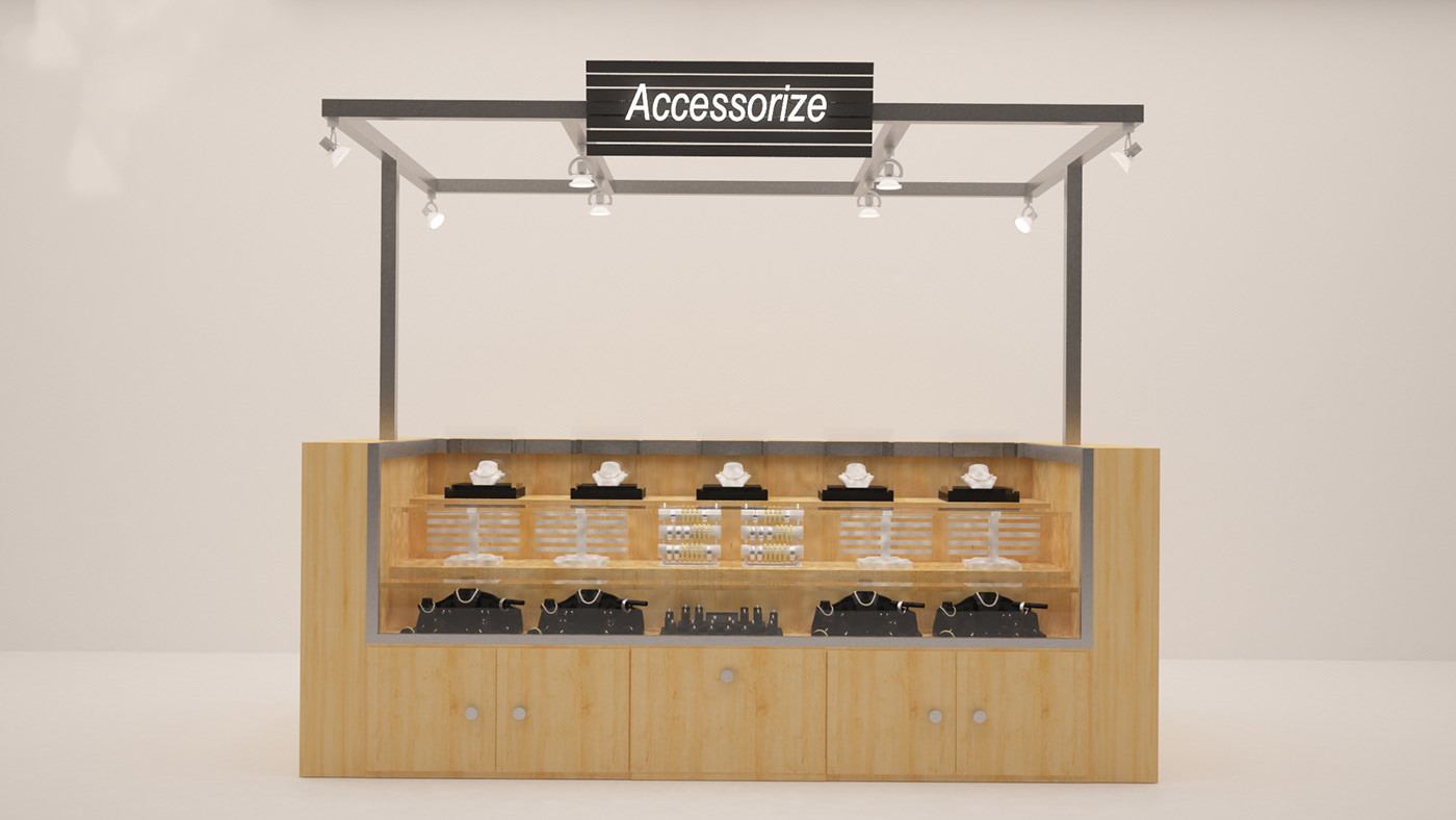 Jewelry Accessories Display Showcase