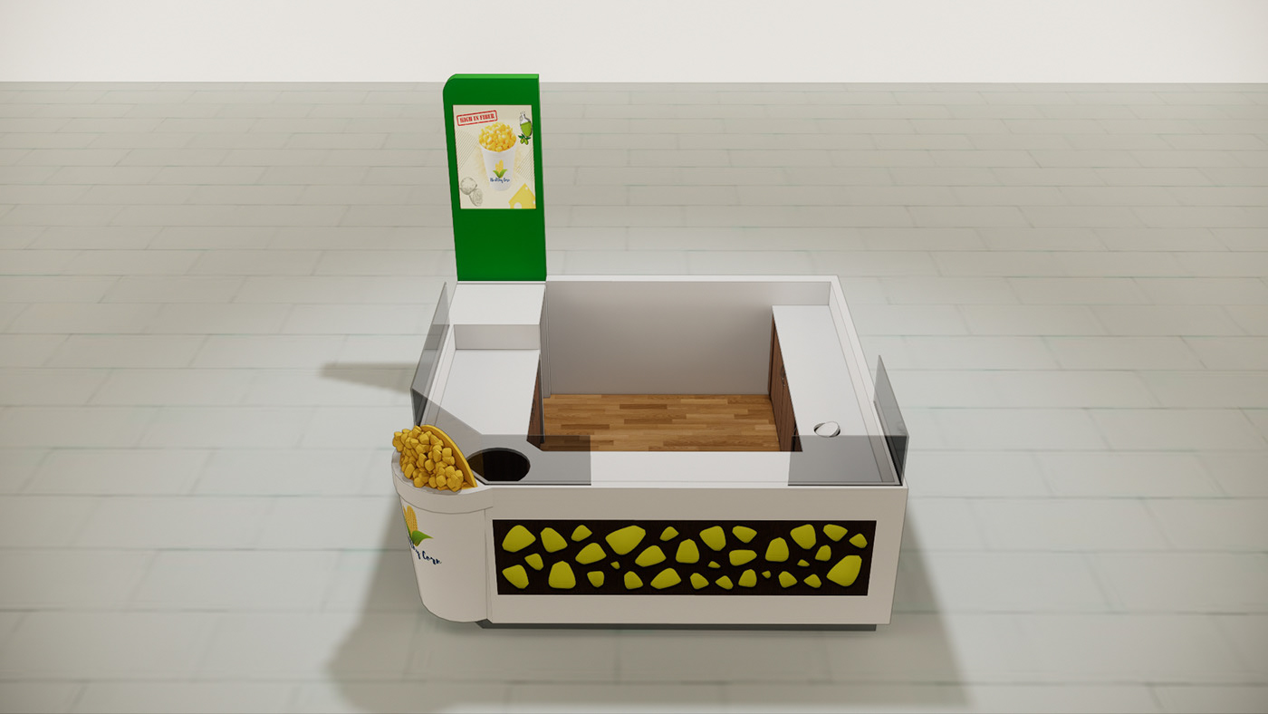 Cute Sweet Corn Kiosk