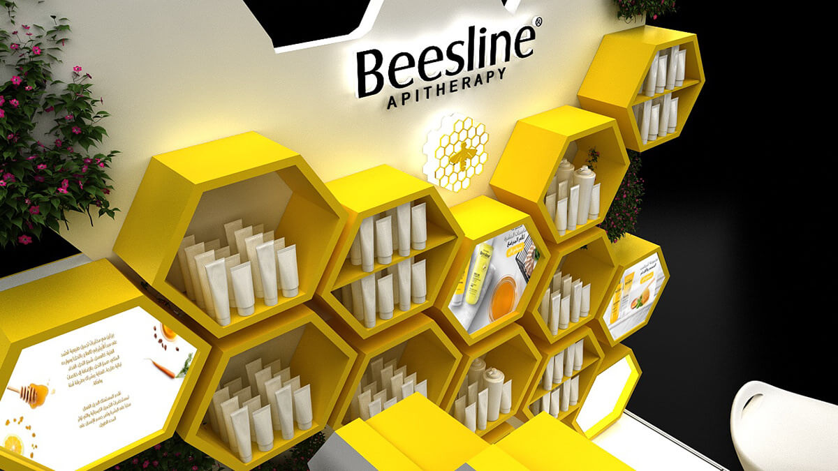 ant display cosmetic display kiosk