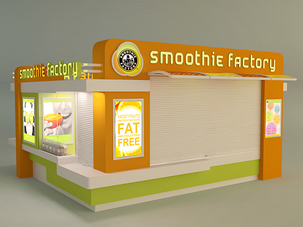 Ant Display Smoothies Factory Retail Booth