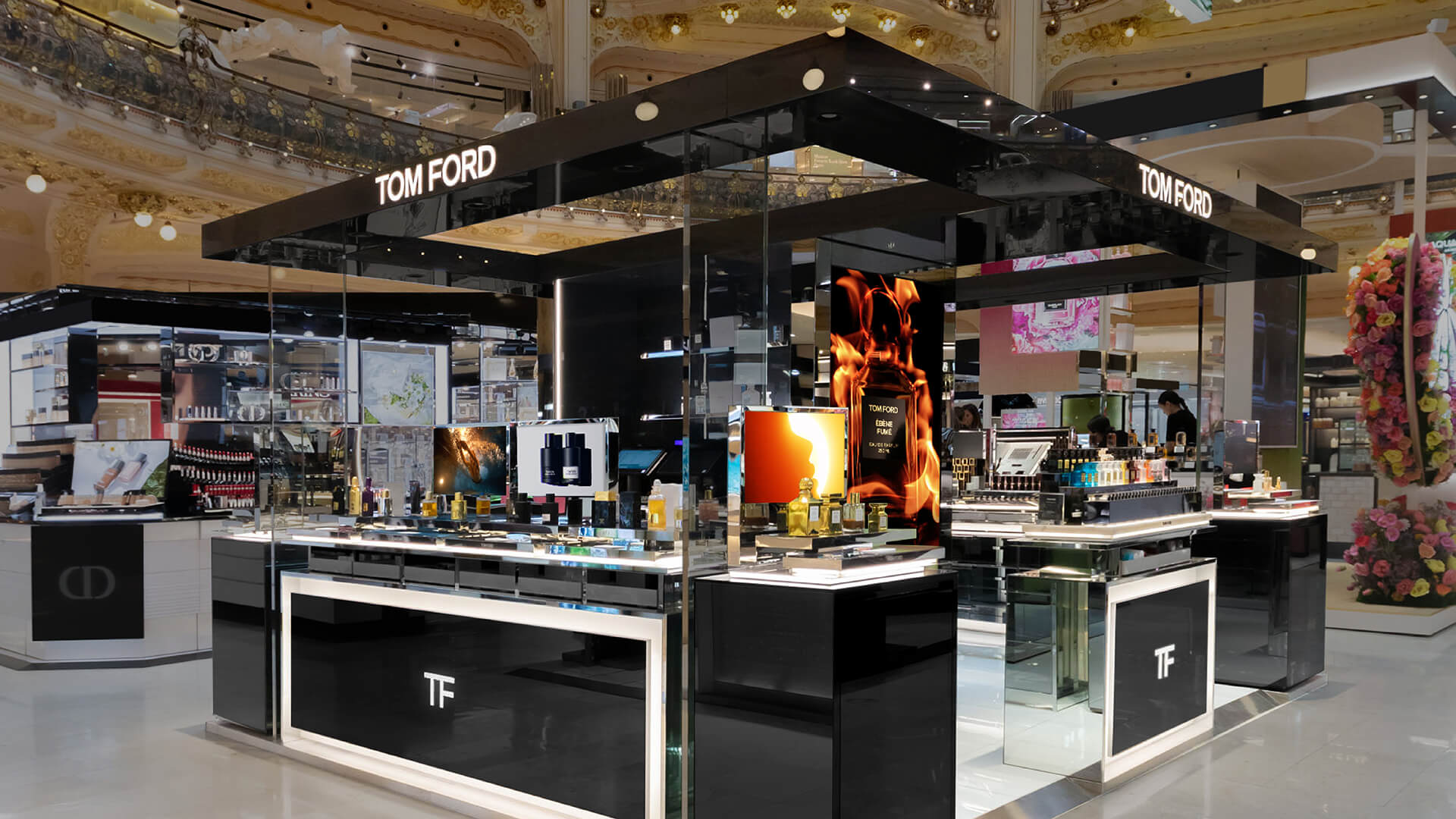 cosmetic kiosk design