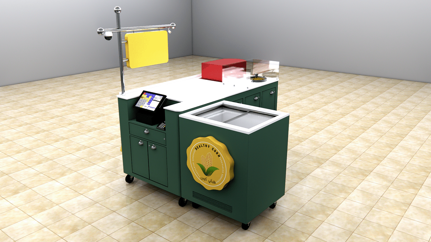 Custom Corn Booth Design