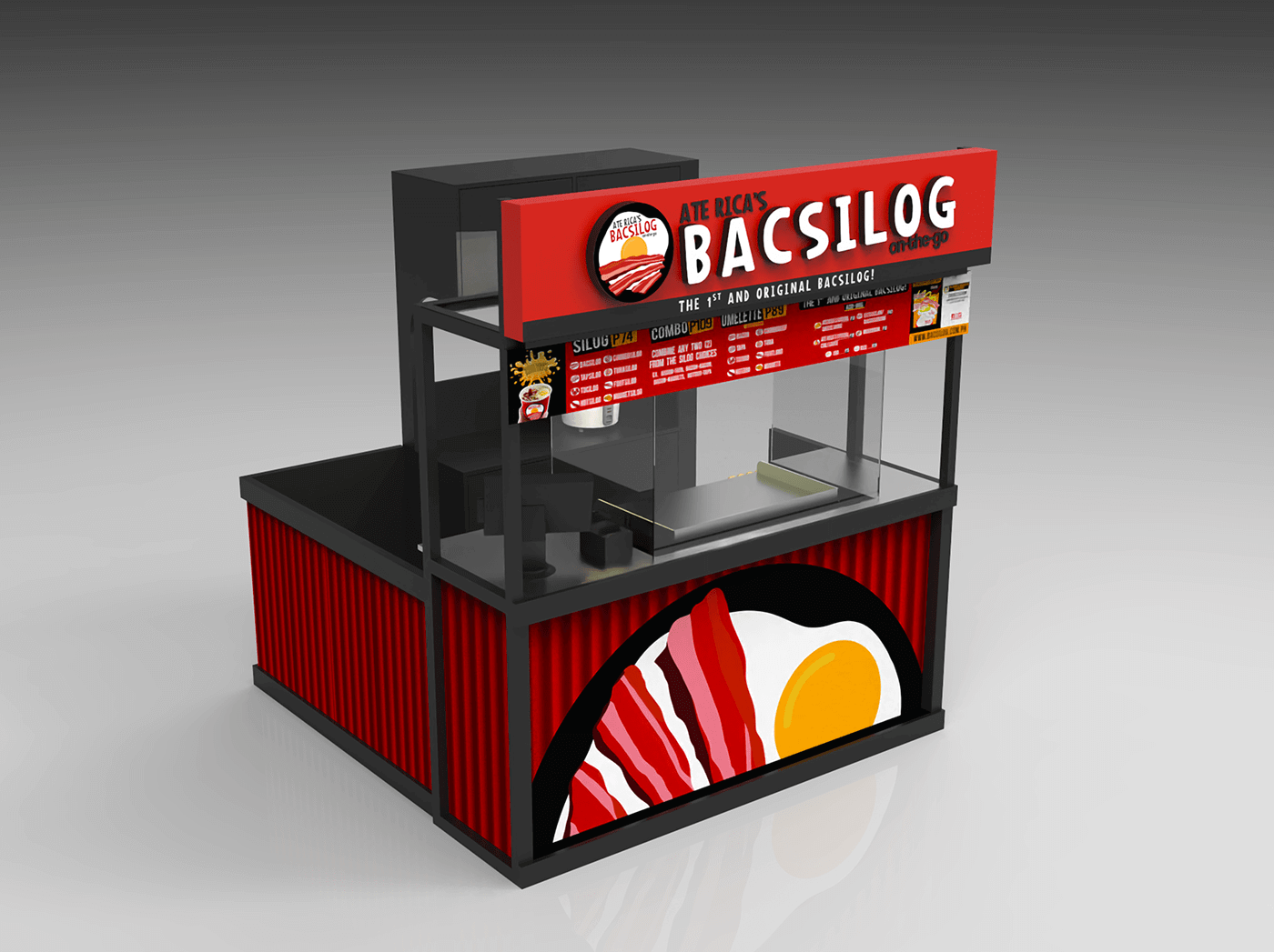 fast food showcase