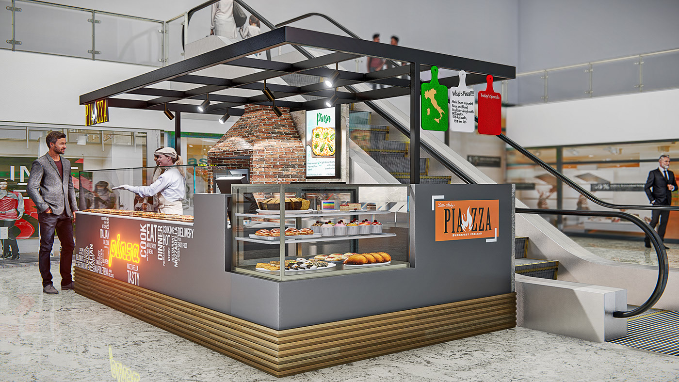 Fantastic Unique Pizza Kiosk