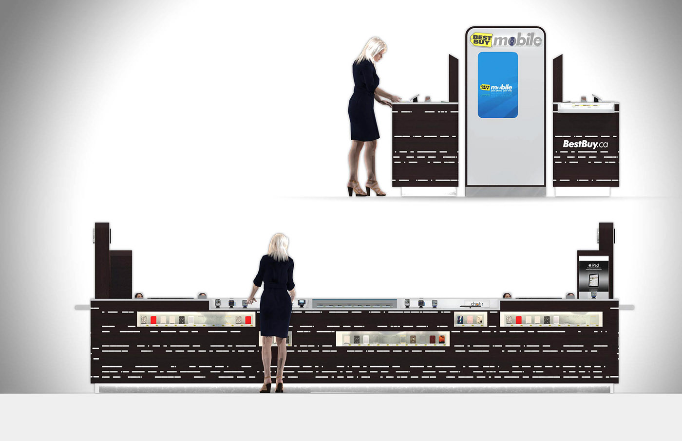 phone accessories kiosk