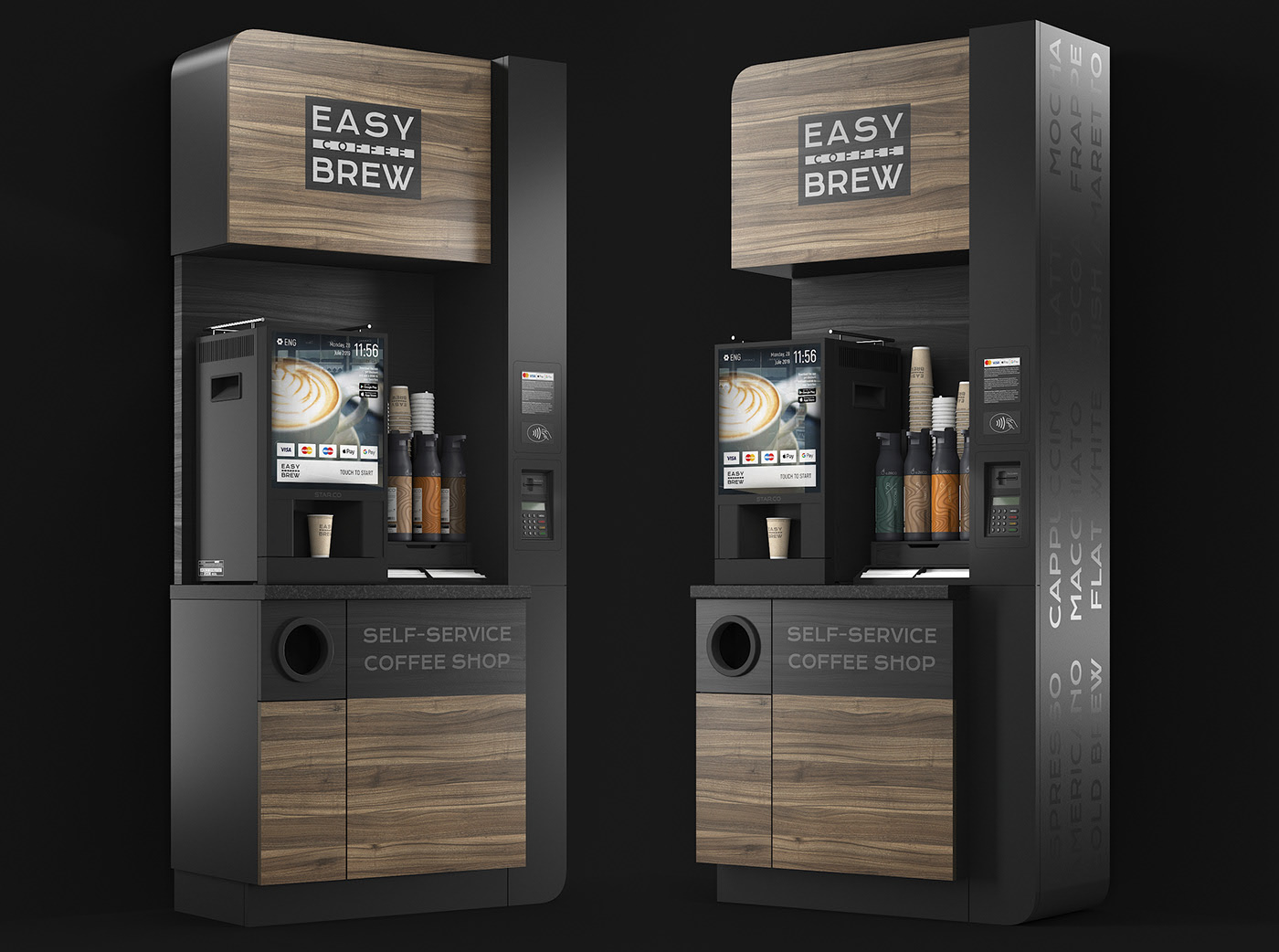 coffee display stand 