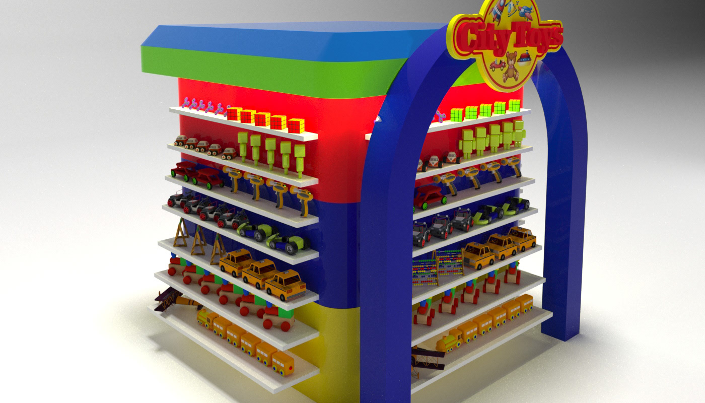 toy display cart 
