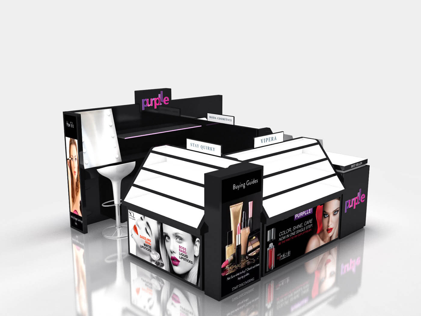 cosmetic display cabinet 