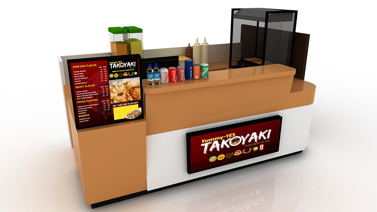 sushi food kiosk