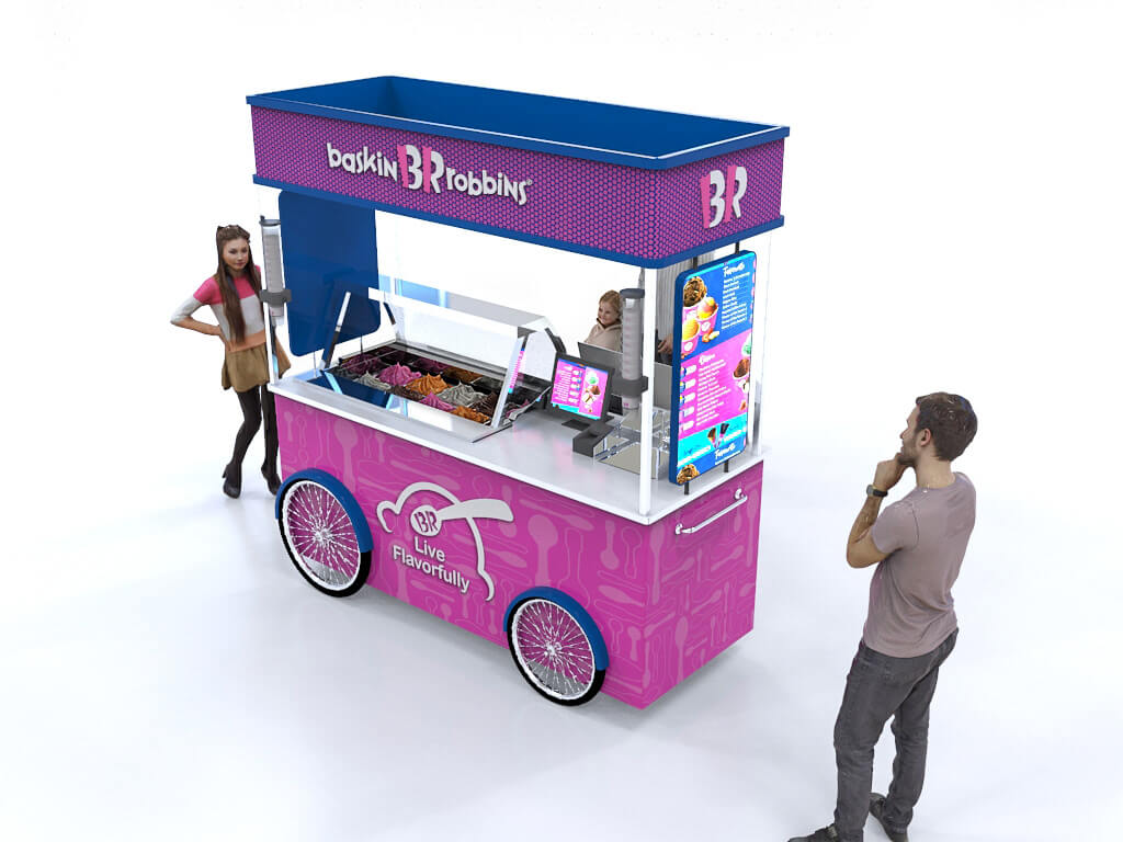 mobile good cart 