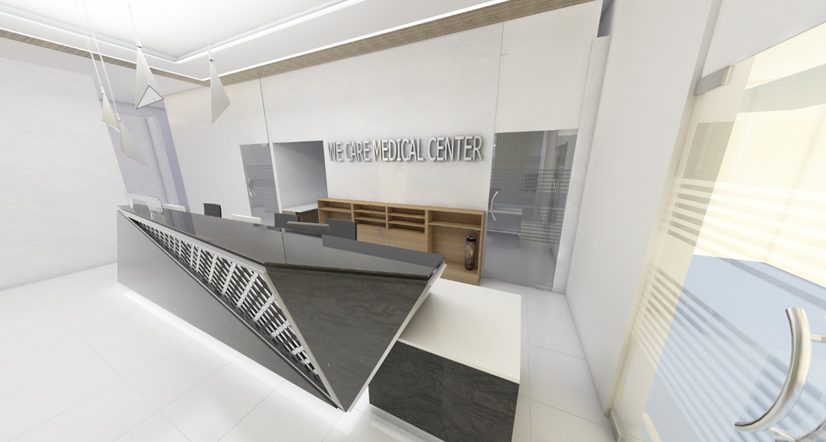  Custom Office Front Counter