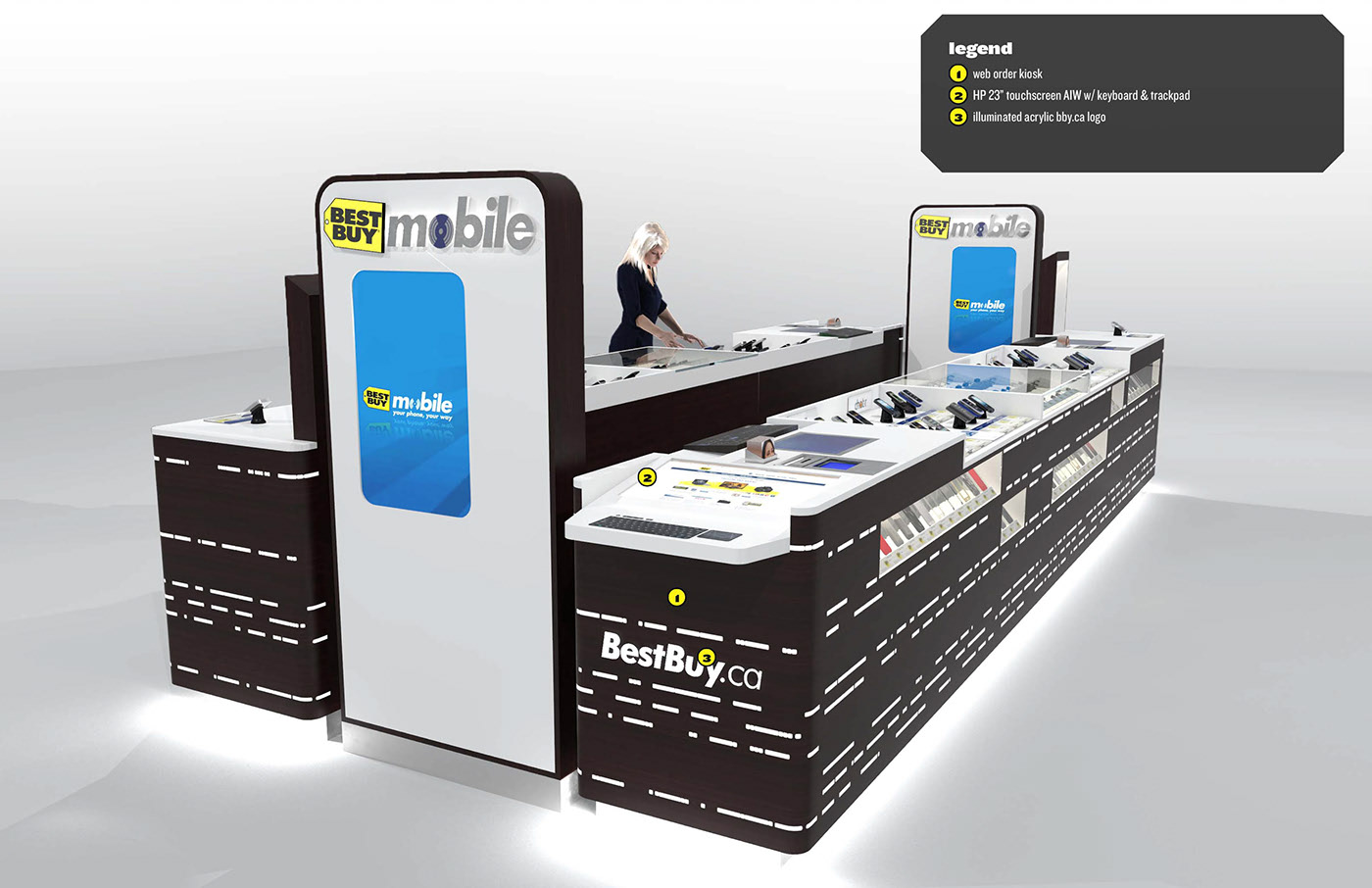 phone display booth