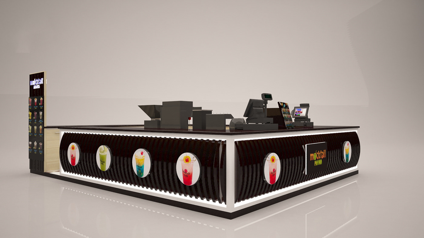 Fancy Fruit Juice Kiosk 