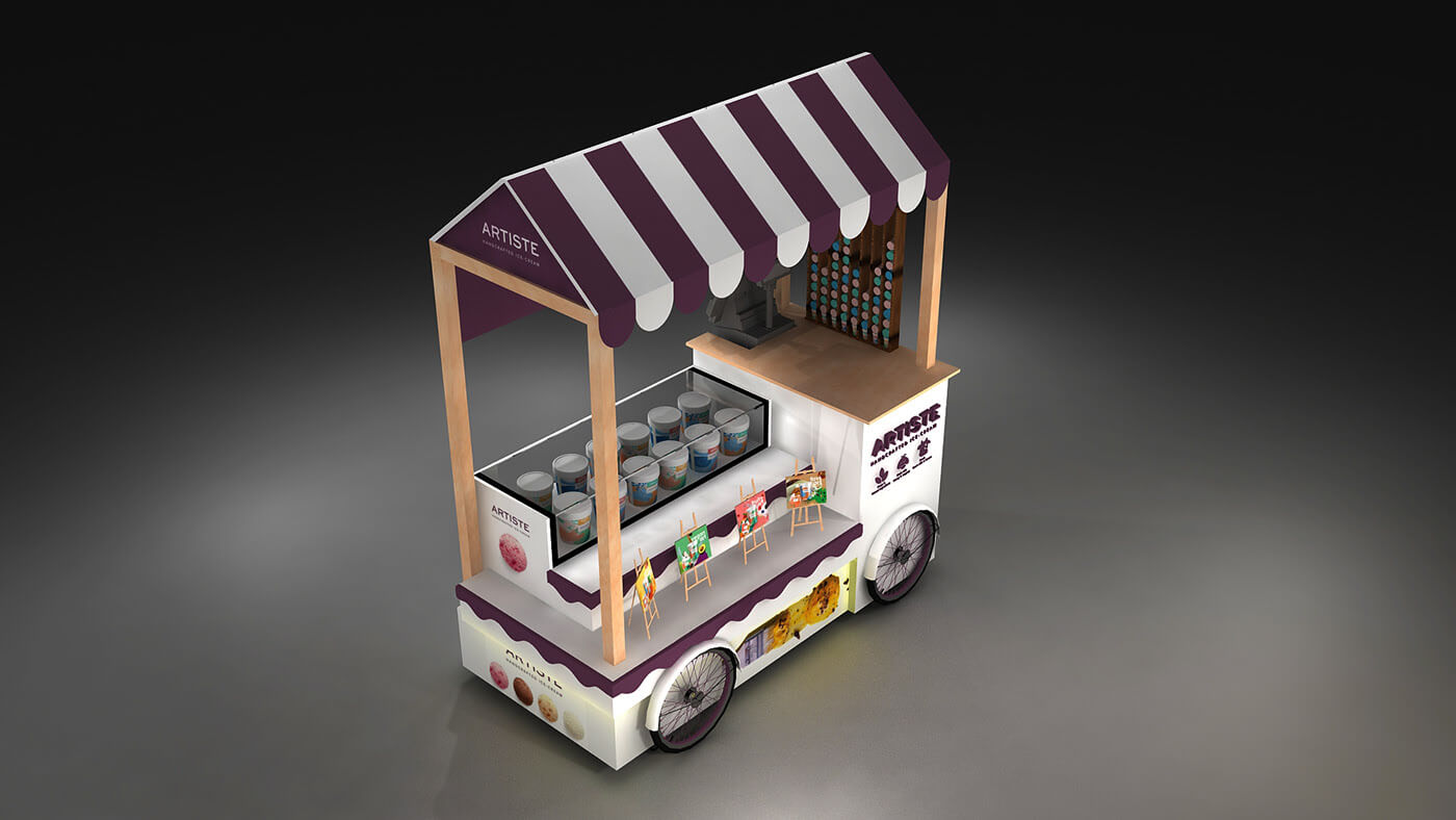 gelato food cart 
