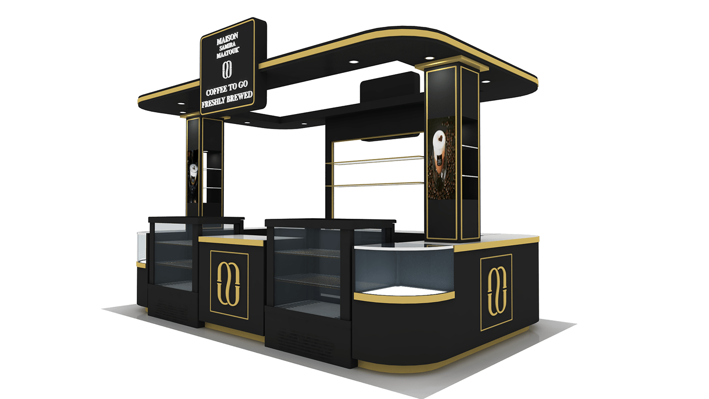 fast food display showcase