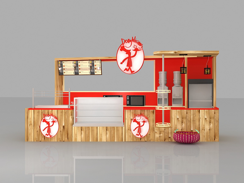 Wooden Doughnuts Stall 