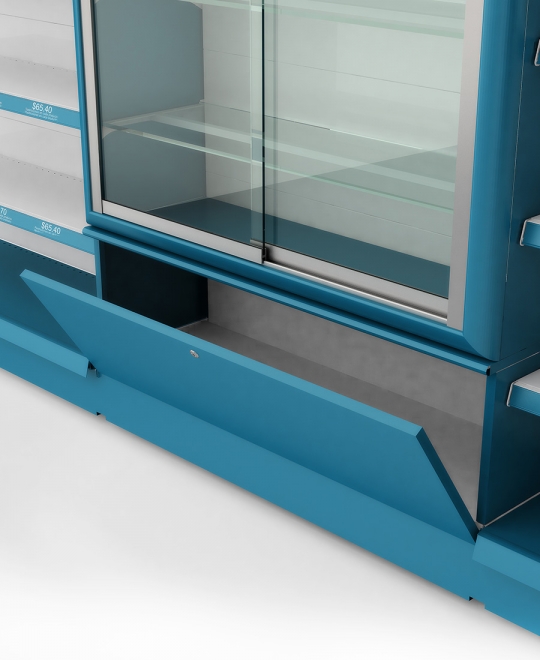 medicine display rack