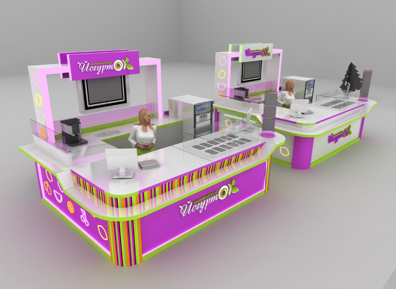 ice cream kiosk