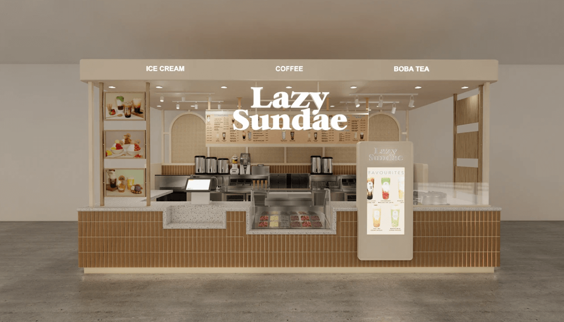 ice cream kiosk