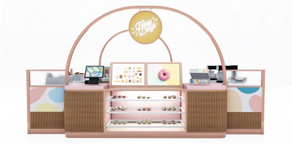 sweet donuts kiosk design 