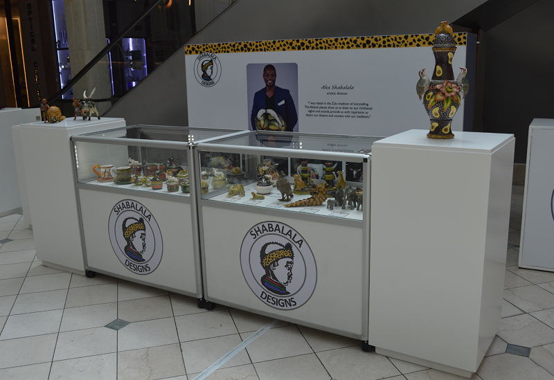 handicraft display kiosk